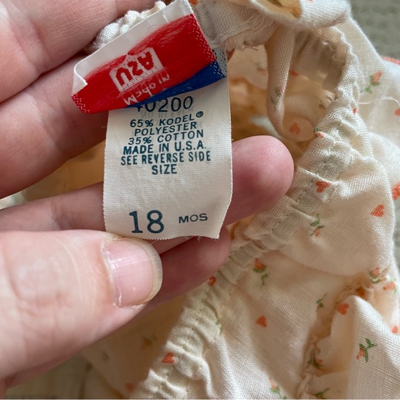Vintage Baby Girl Romper Size 18 Months - Picture 6 of 6